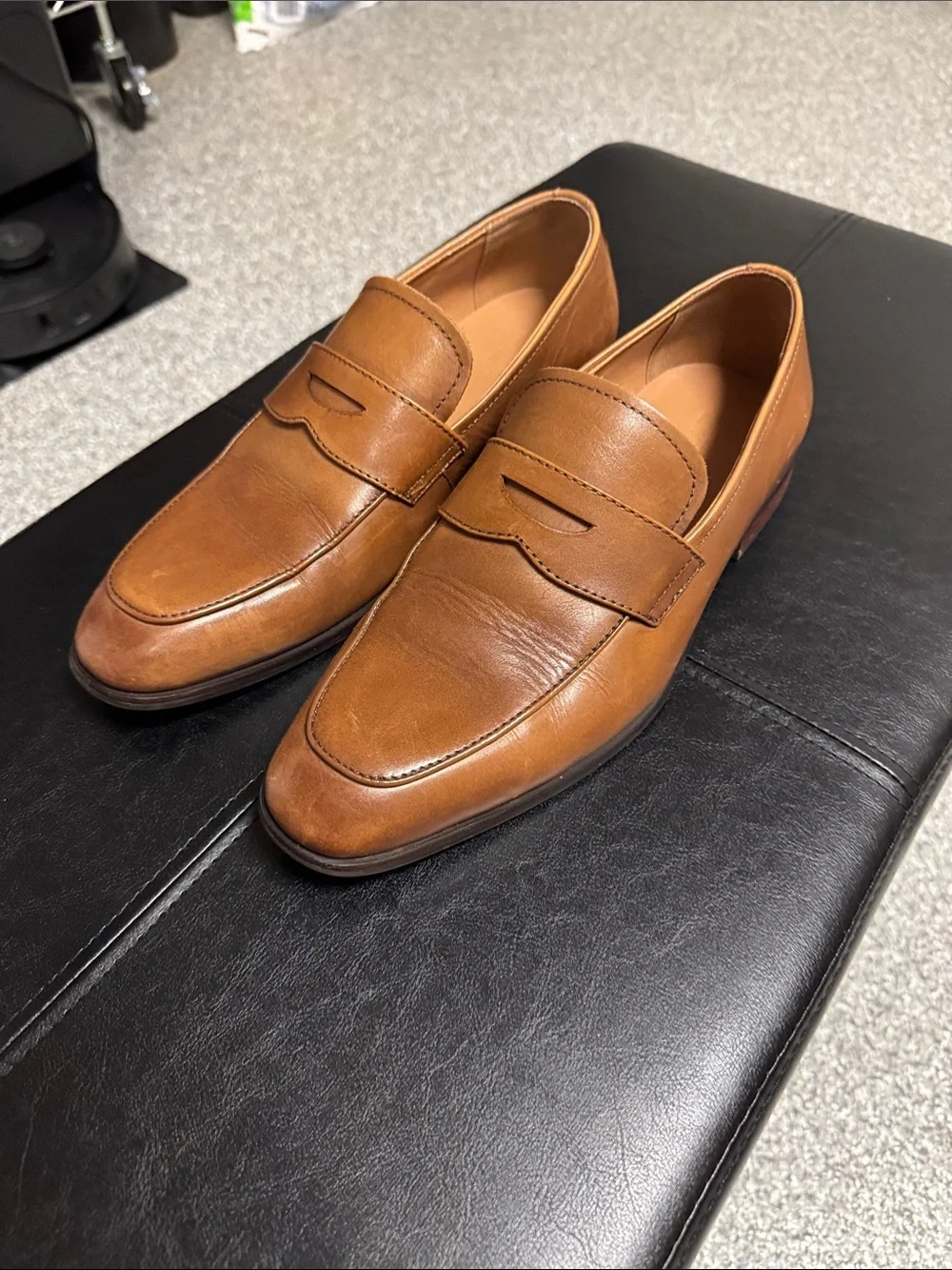 Nordstrom’s Men's Tan Leather Penny Loafers